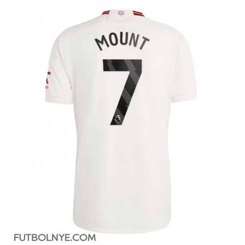 Camiseta Manchester United Mason Mount #7 Tercera Equipación 2023-24 manga corta